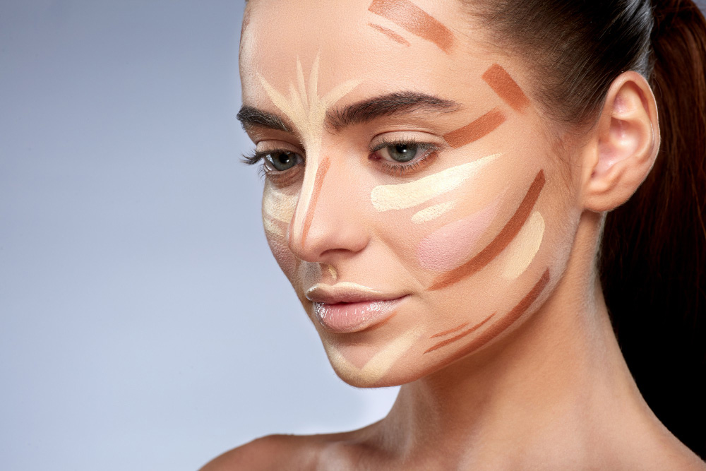 Contouring for Heart-Shaped Faces: Balancing Proportions with Light and Shadow